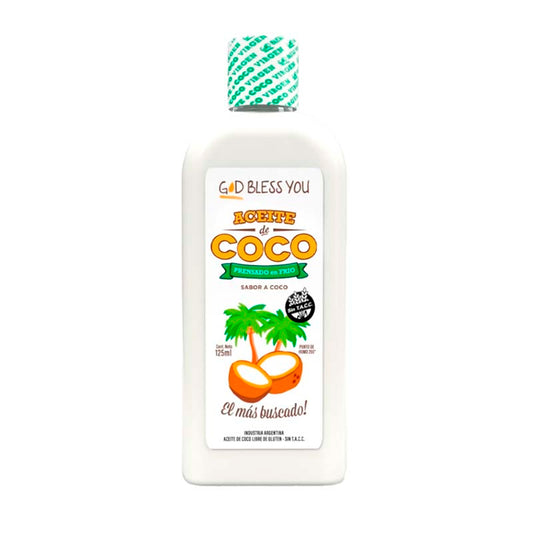 ACEITE COCO GOD BLESS YOU VIRGEN 125 ml.