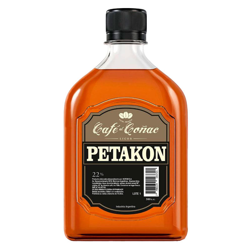 PETACA LICOR PETAKON CAFE/COGN 380 CC.