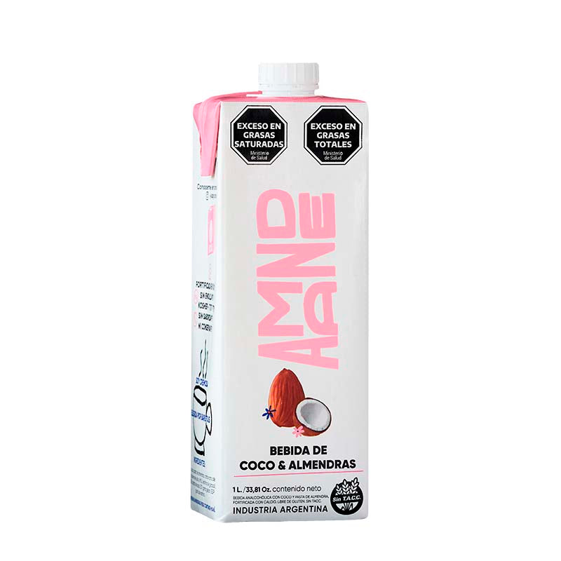 LECHE AMANDE DE ALMENDRAS Y COCO 1 Lt.