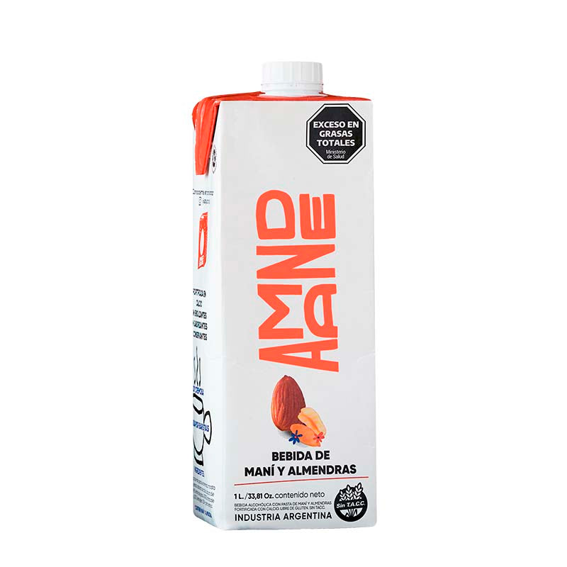 LECHE AMANDE DE ALMENDRAS Y MANI 1 Lt.