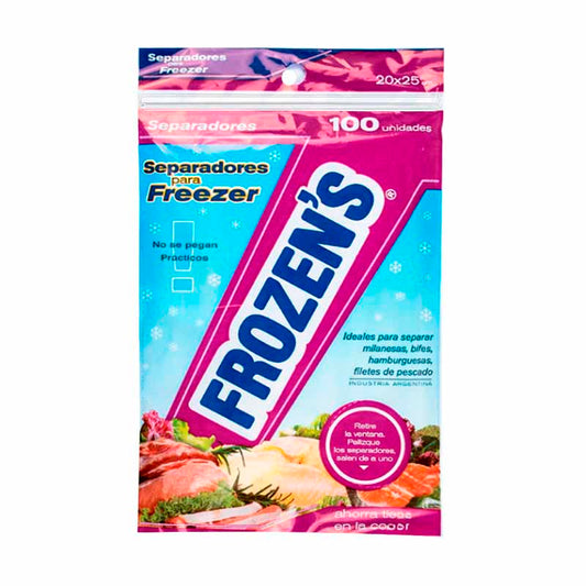 SEPARADORES FROZENS P/ALIMENTOS 100 Un.