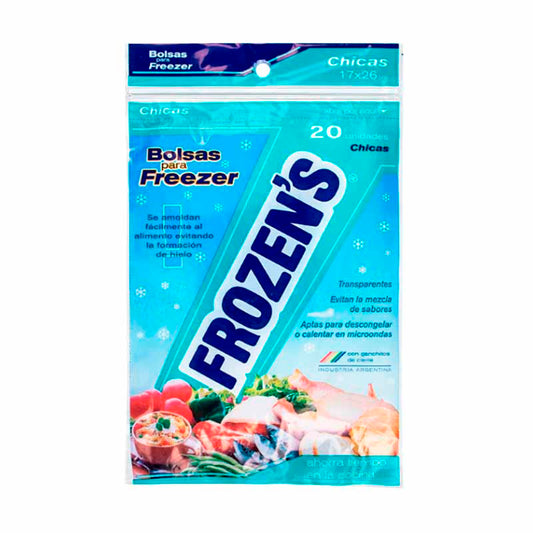 BOLSAS FROZENS P/FREEZER CHICAS 20 Un.