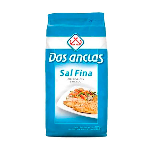 SAL FINA DOS ANCLAS PAQUETE 500 Grs