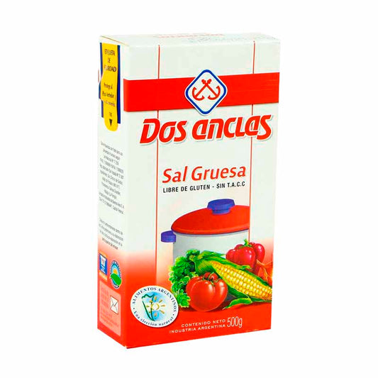 SAL GRUESA DOS ANCLAS ESTUCHE 500 Grs