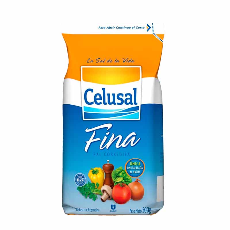 SAL FINA CELUSAL PAQUETE 500 Grs