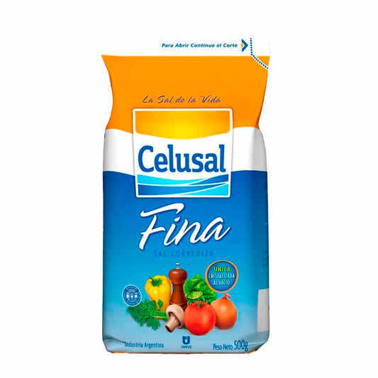 SAL FINA CELUSAL PAQUETE 500 Grs