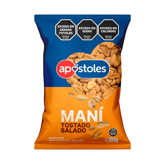 MANI PELADO APOSTOLES SALADO 300 Grs