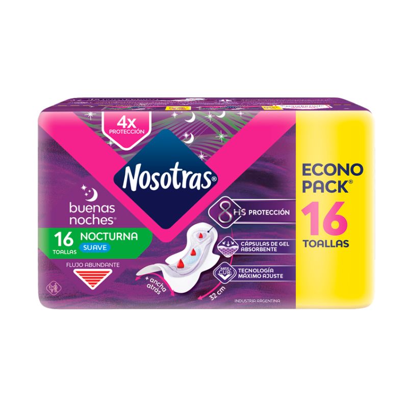 T.FEMENINA NOSOTRAS NOCTURNAS 16 Un.