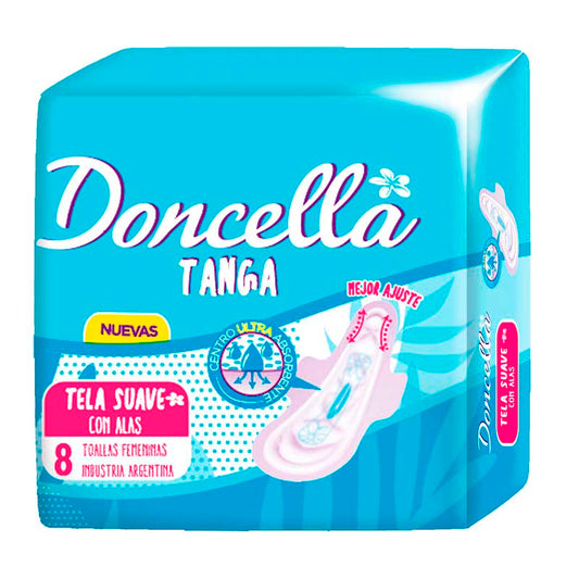 T.FEMENINA DONCELLA TANGA C/ALAS 8 Un.