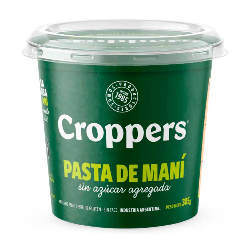 PASTA DE MANI CROPPERS 305 Grs