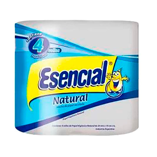 P.HIGIENICO ESENCIAL NATURAL 4x30 Mts