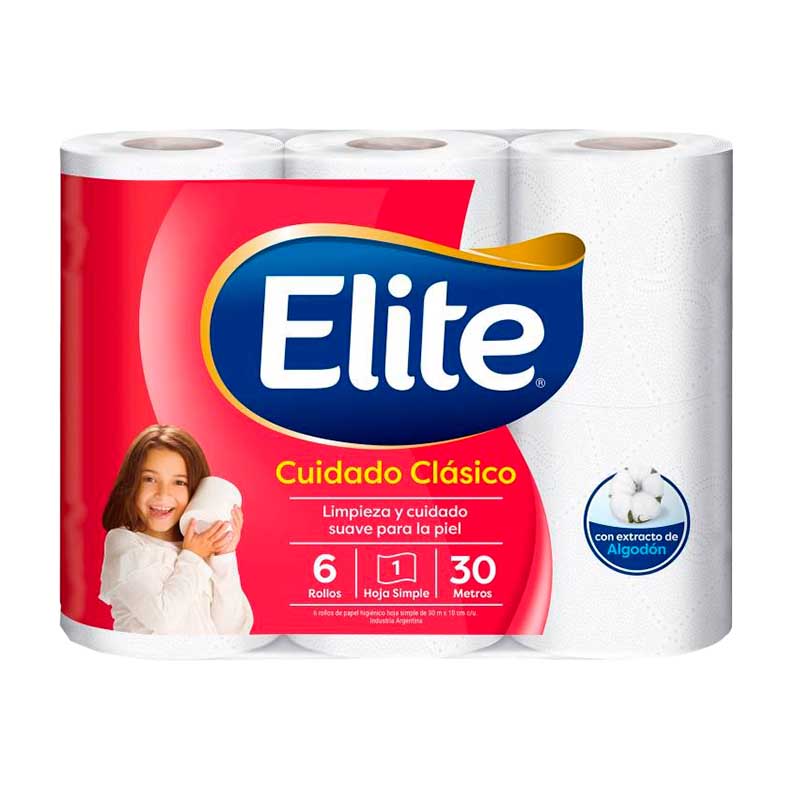 P.HIGIENICO ELITE HS 30Mx6 Un.