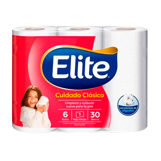 P.HIGIENICO ELITE HS 30Mx6 Un.