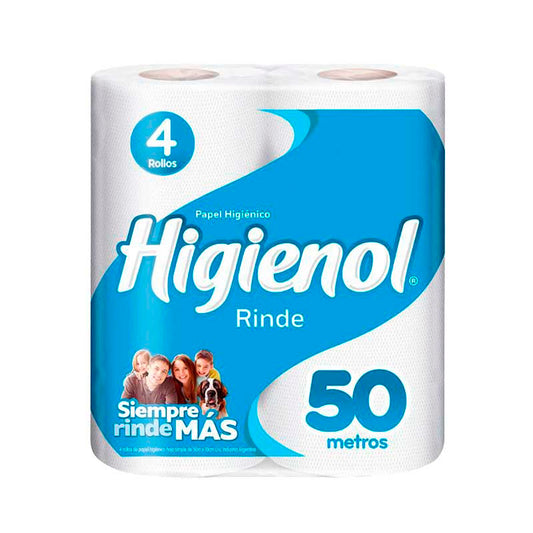 P.HIGIENICO HIGIENOL HS RINDE 50Mx4 Un.
