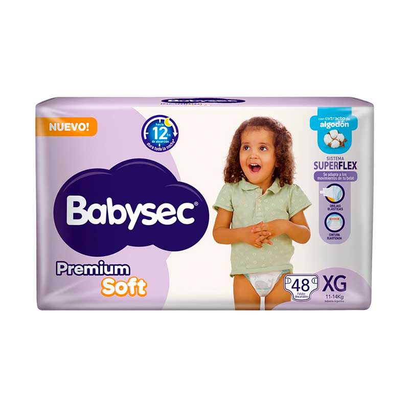 PA�AL BABYSEC JUMBO PREMIUM XG 48 Un.