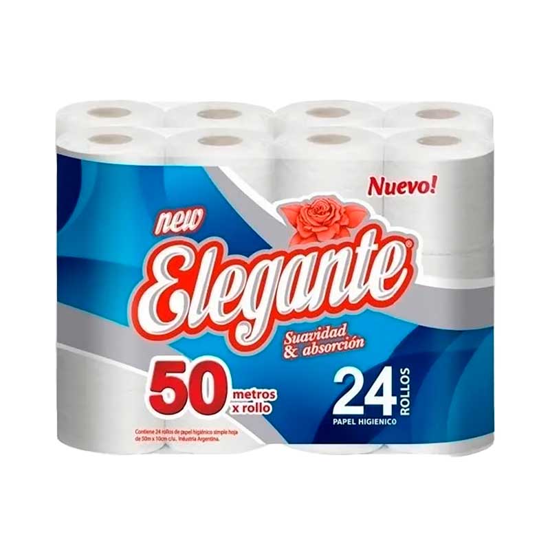 P.HIGIENICO ELEGANTE SH 50Mx 24 Un.