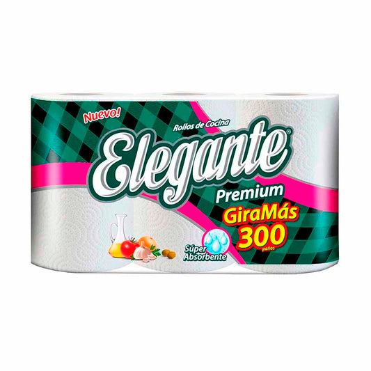 ROLLO COCINA ELEGANTE PREM.MAS 100Px 3 Un.