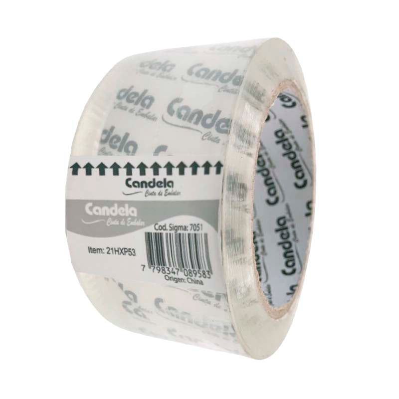 CINTA EMBALAR CANDELA 4.8cm 100 Mts