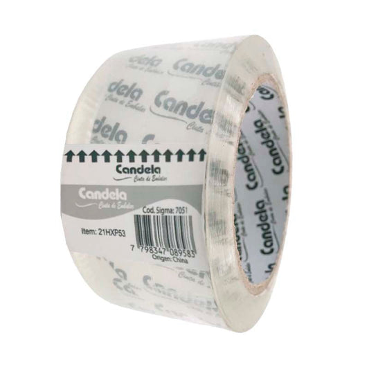 CINTA EMBALAR CANDELA 4.8cm 100 Mts
