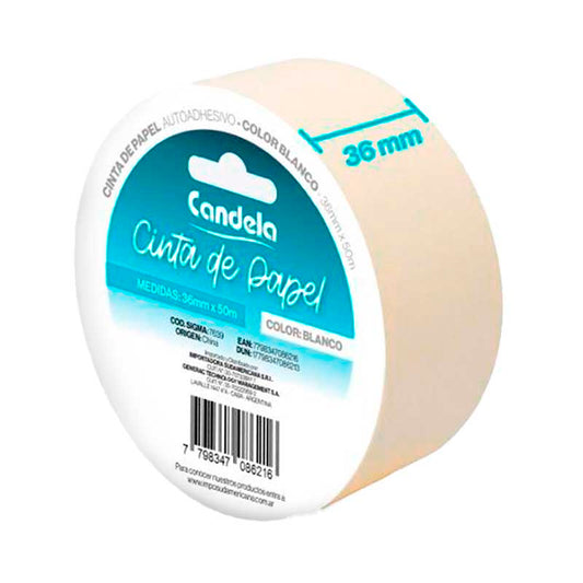 CINTA PAPEL CANDELA 36mm 50 Mts