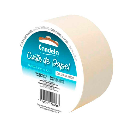 CINTA PAPEL CANDELA 48mm 50 Mts