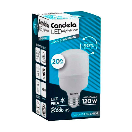 LAMPARA CANDELA HP 20W