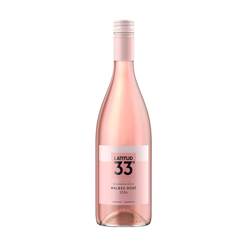 VINO LATITUD 33 MALBEC ROSE 750 CC.