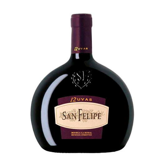VINO SAN FELIPE 12 UVAS 750 CC.