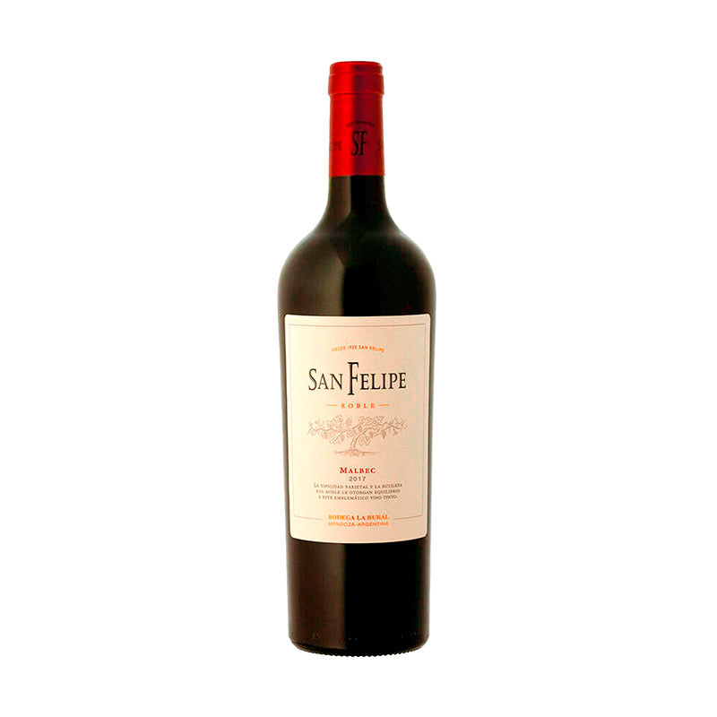 VINO SAN FELIPE ROBLE MALBEC 750 CC.