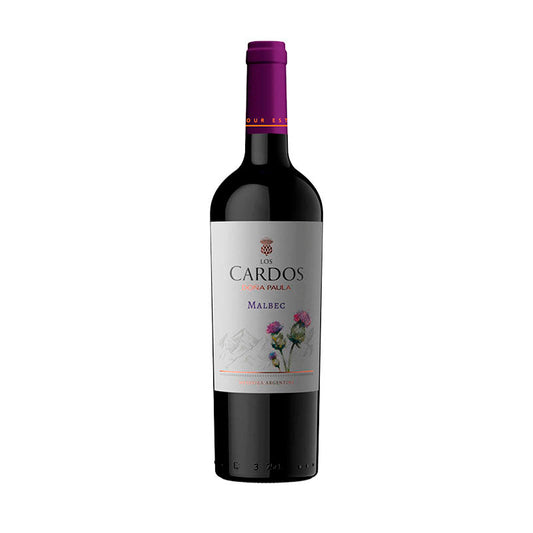 VINO LOS CARDOS MALBEC 750 CC.