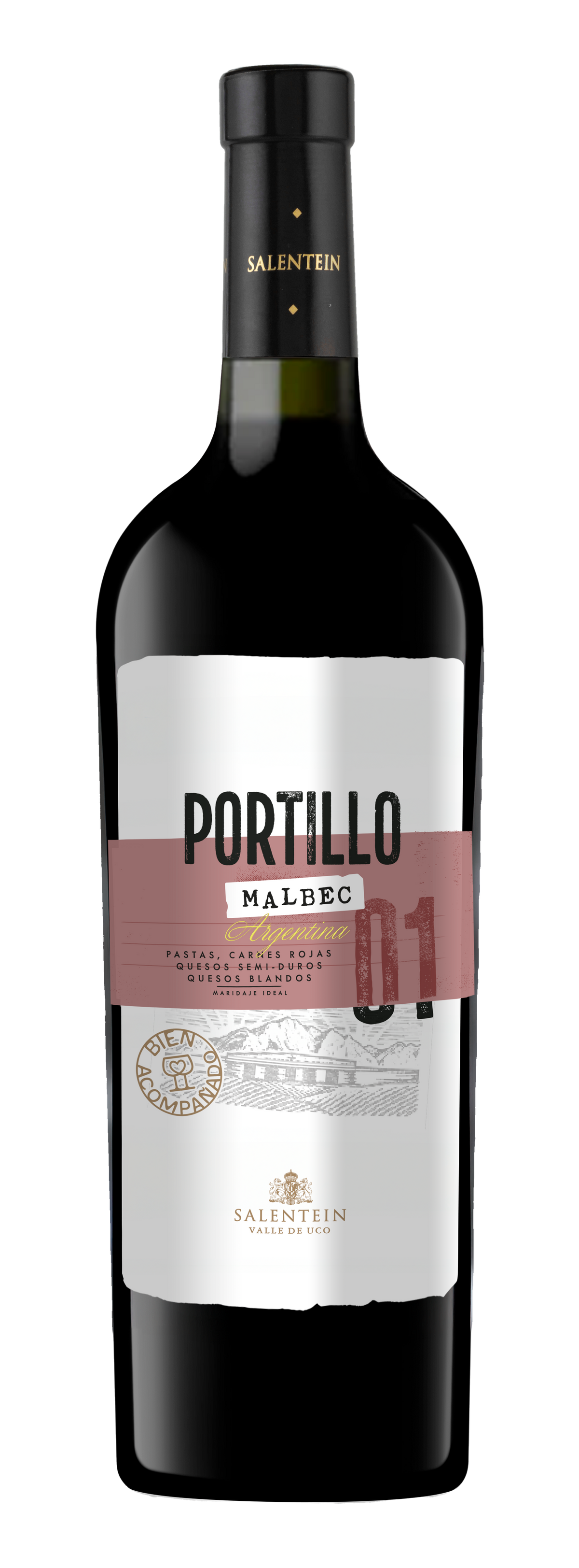 VINO PORTILLO MALBEC 750 CC.