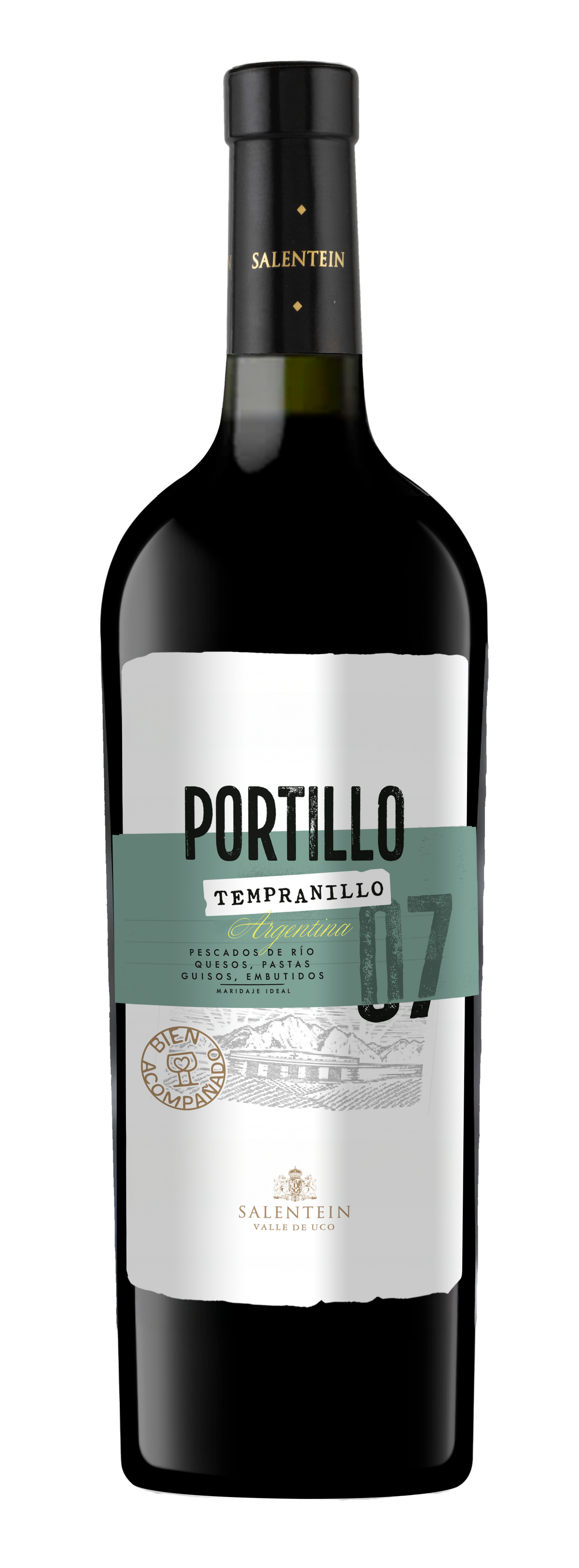 VINO PORTILLO TEMPRANILL 750 CC.