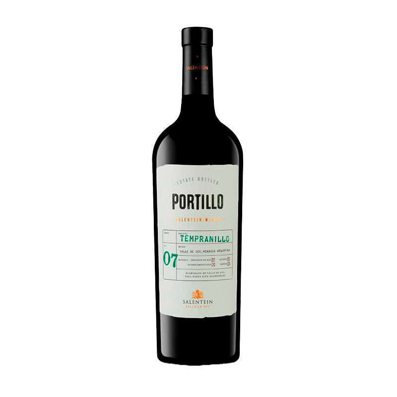 VINO PORTILLO TEMPRANILL 750 CC.