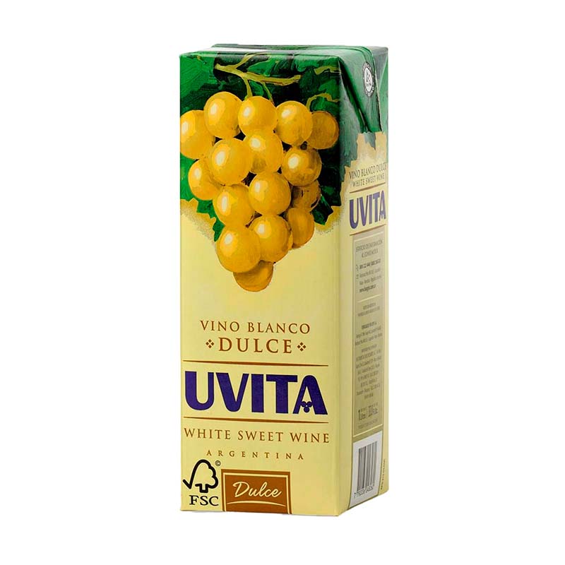 VINO UVITA BCO.DULCE 1 Lt.