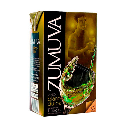 VINO ZUMUVA BCO.DULCE 1 Lt.