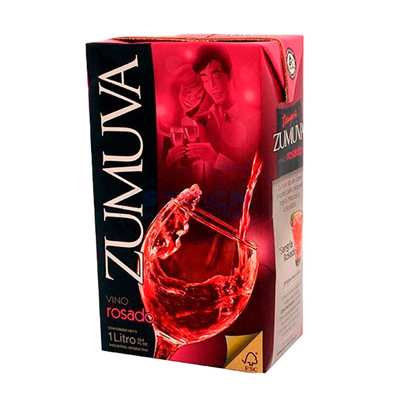 VINO ZUMUVA ROSADO T/B 1 Lt.