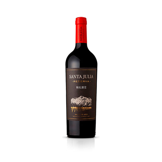 VINO STA.JULIA RVA.MALBEC 750 CC.