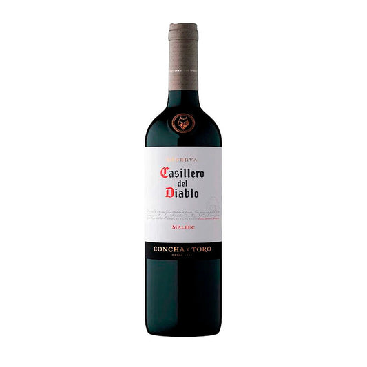 VINO CAS. DEL DIABLO MALBEC 750 CC.