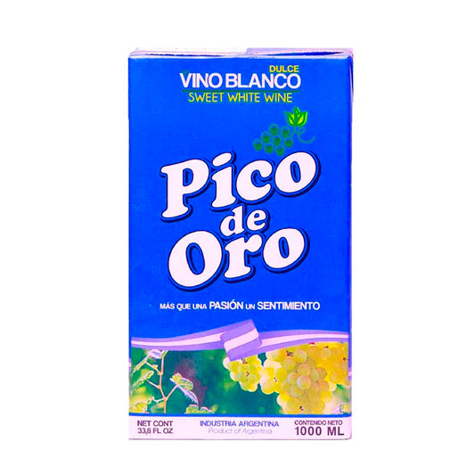 VINO PICO DE ORO BCO.DULCE 1 Lt.