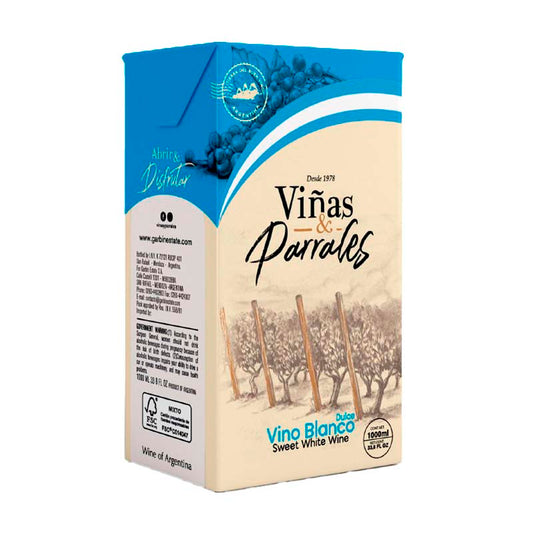 VINO VIÑAS & PARRALES BCO.DULCE 1 Lt.