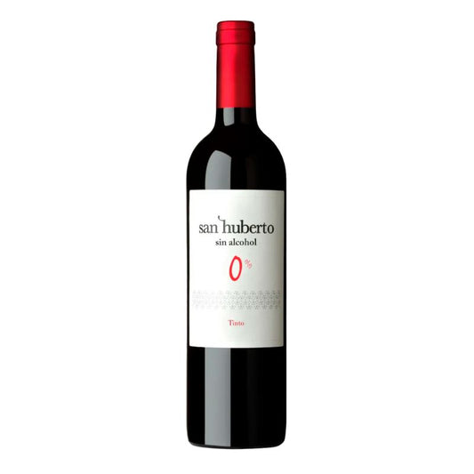 VINO S HUBERTO 0 ALCOHOL TINTO 750 CC.