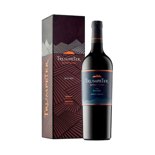 VINO TRUMPETER MALBEC ESTUCHE 750 CC.