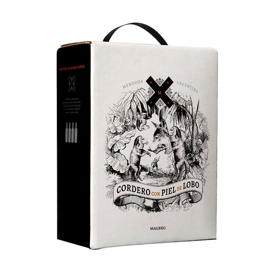 VINO CONDERO PIEL DE LOBO MALBEC 3 Lt.