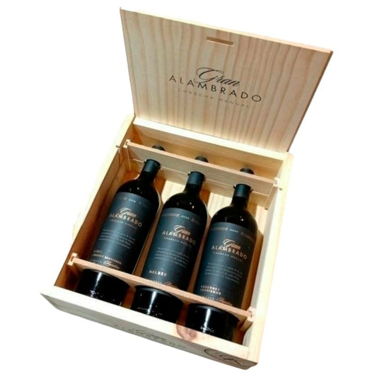 VINO GRAN ALAMBRADO MIX ESTUCHE x3 750 CC.