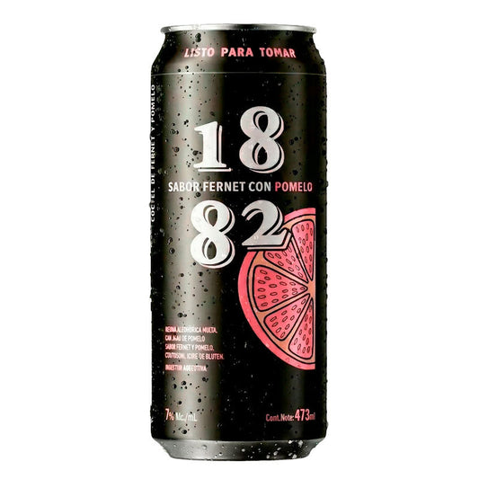 FERNET 1882 LATA POMELO 473 CC.