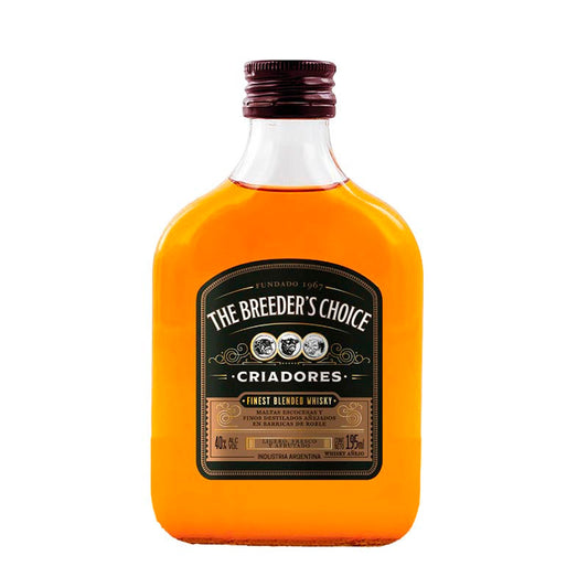 WHISKY CRIADORES PETACA 195 CC.
