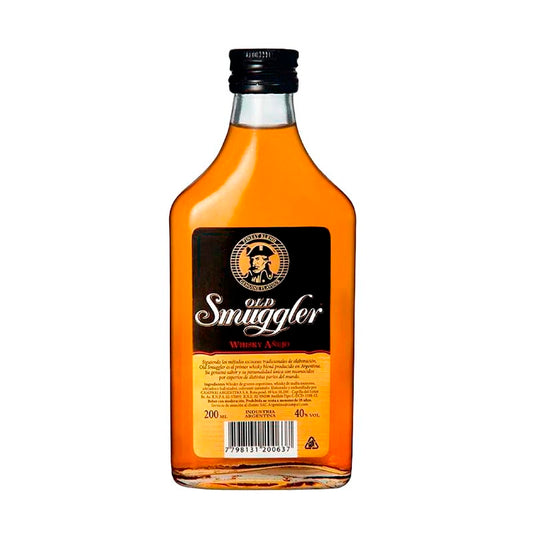 WHISKY OLD SMUGGLER PETACA 200 CC.