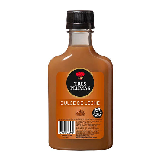PETACA LICOR T.PLUMAS DCE.LECHE 200 CC.