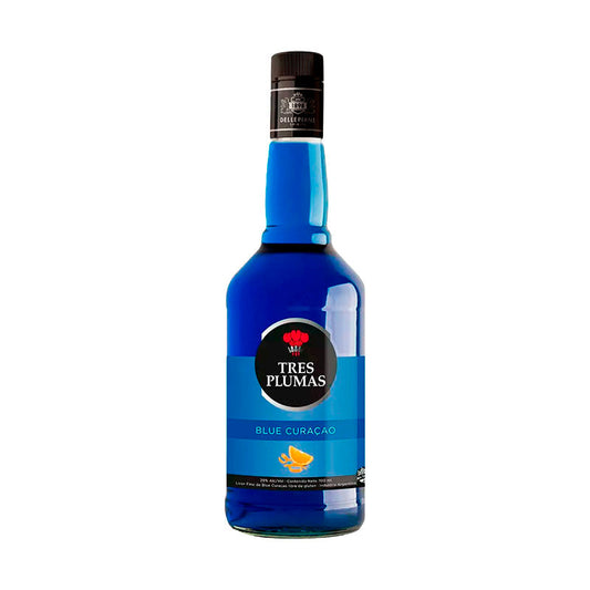 LICOR T.PLUMAS BLUE CURAC 700 CC.