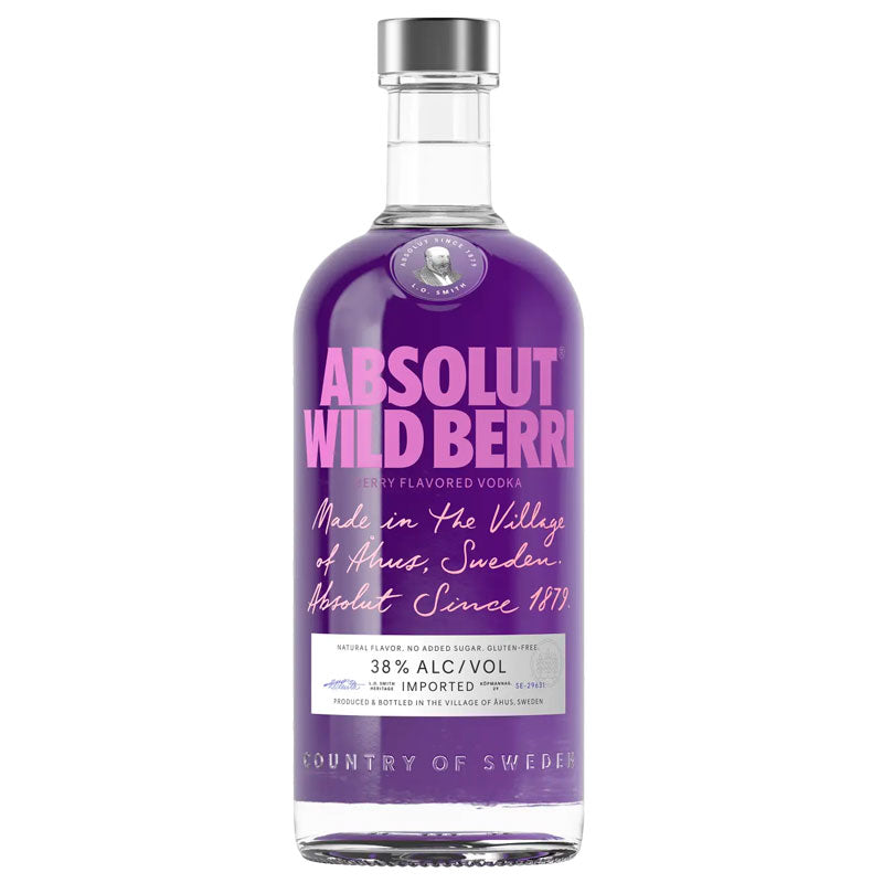 VODKA ABSOLUT WILD BERRY 700 CC.